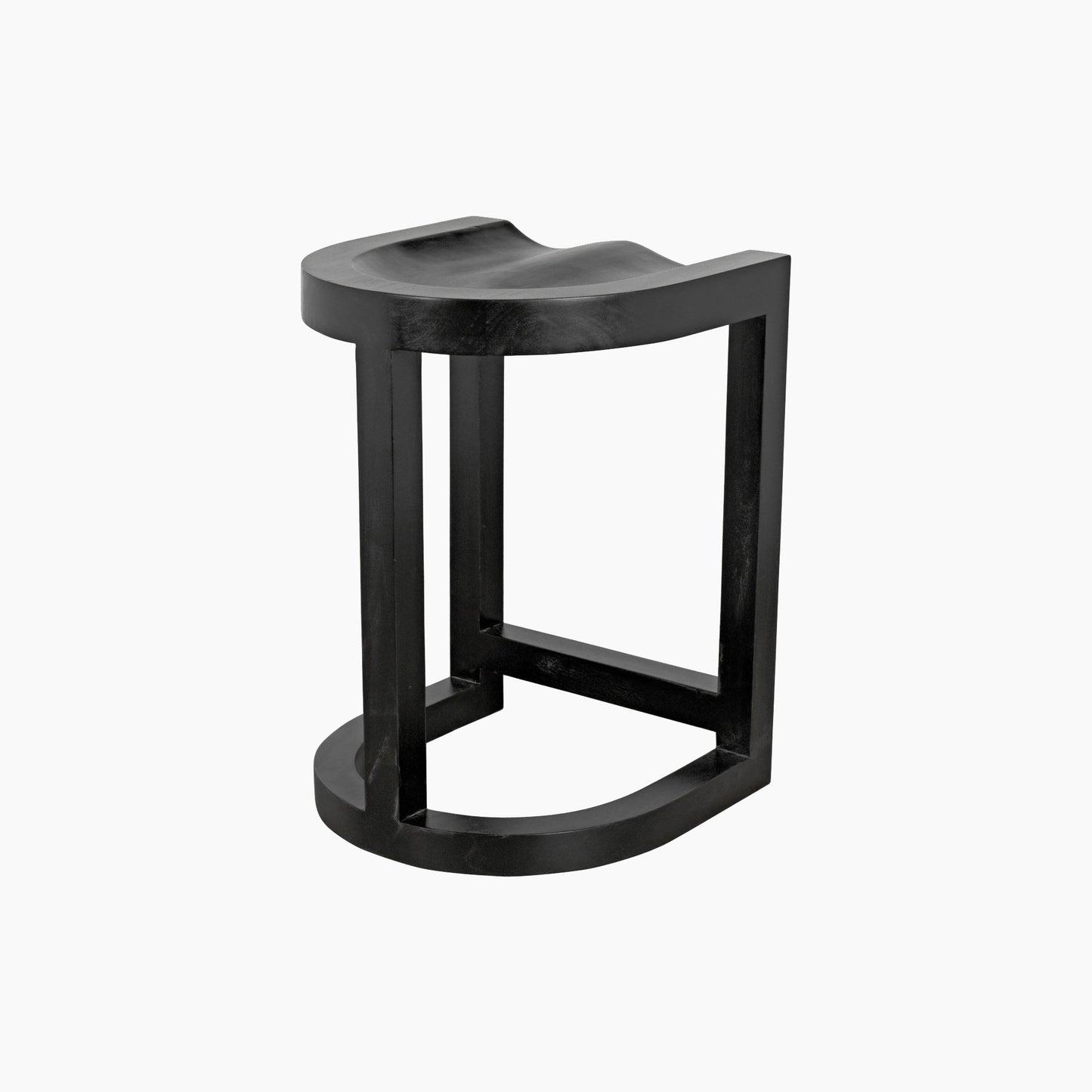 Juliette Counter Stool, Hand Rubbed Black