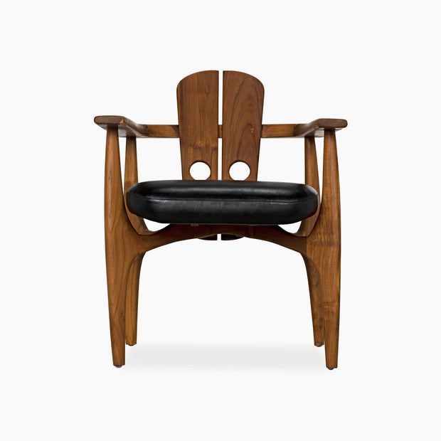 Saylor Chair, Teak with Leather