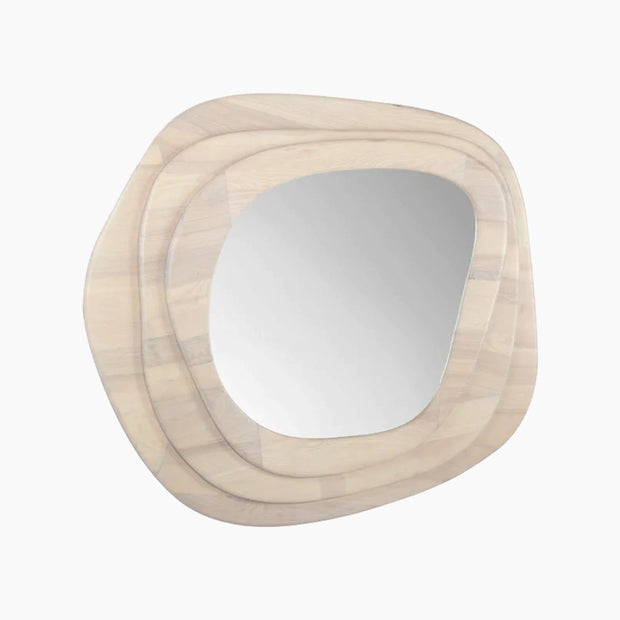 Sculptured Small Wall Mirror