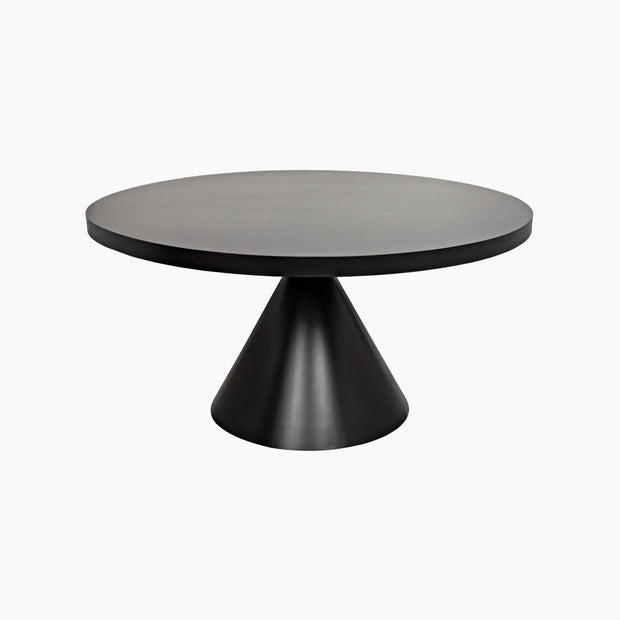 Sophia Dining Table, Black Steel