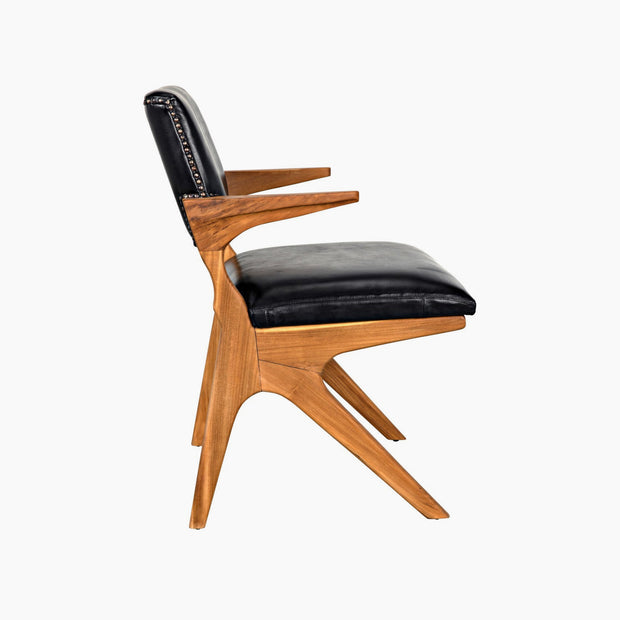 Sydney Chair, Teak with Leather