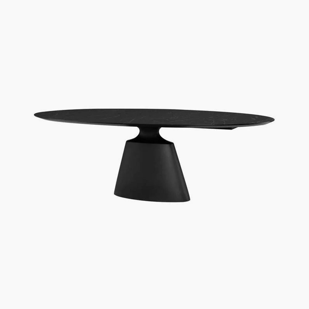Taji Ceramic Dining Table - Ovale