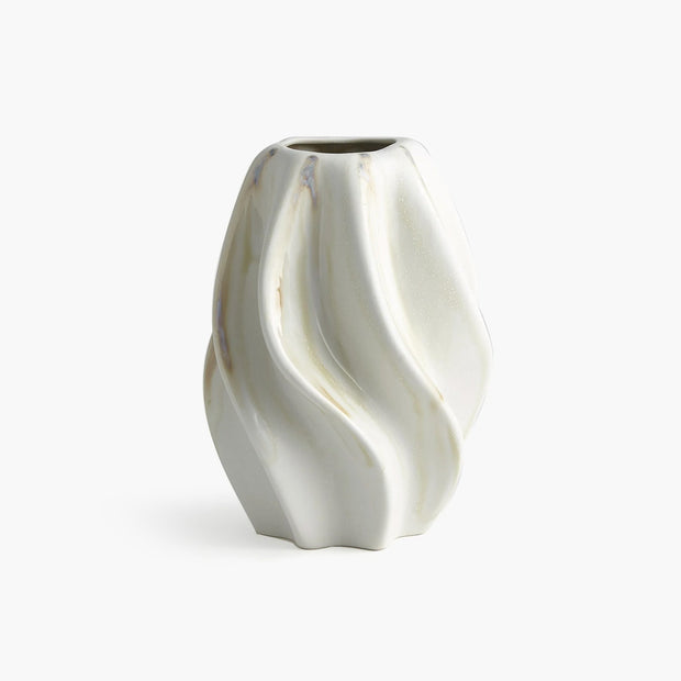 Twist Vase-ivory