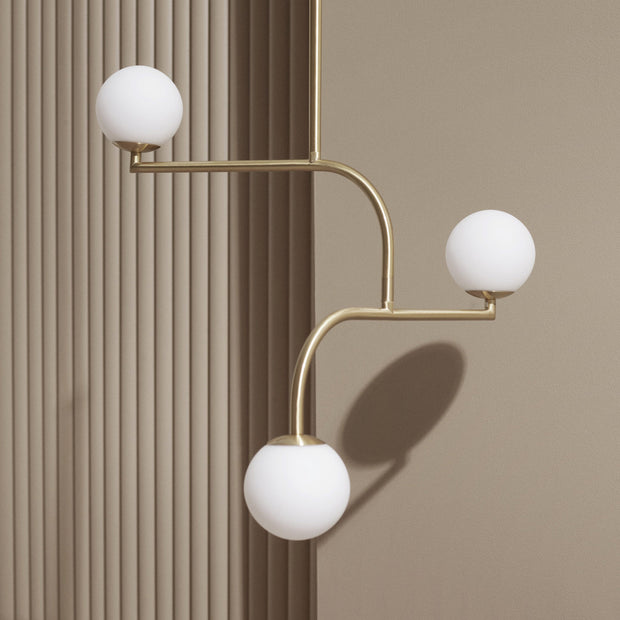 Ceiling Lamp Mobil 70, Brushed Brass