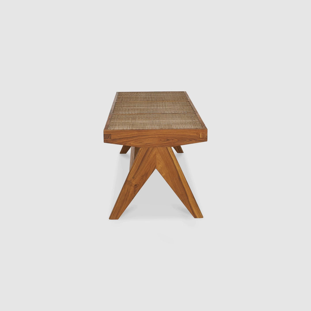 Jeanneret Library Bench - Brown