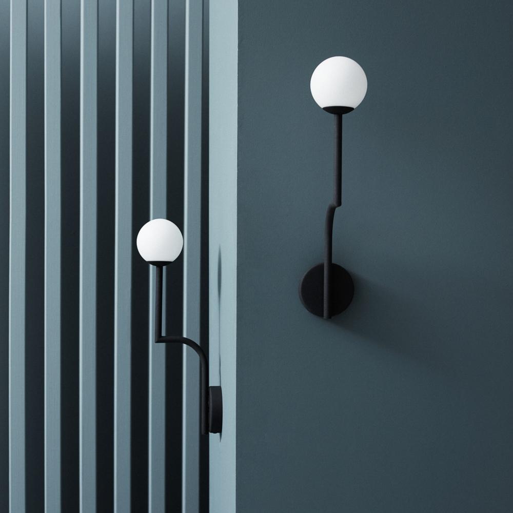 Wall lamp Mobil 46, black freeshipping - Forom