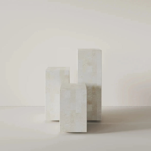 Fossil Stone Plinths