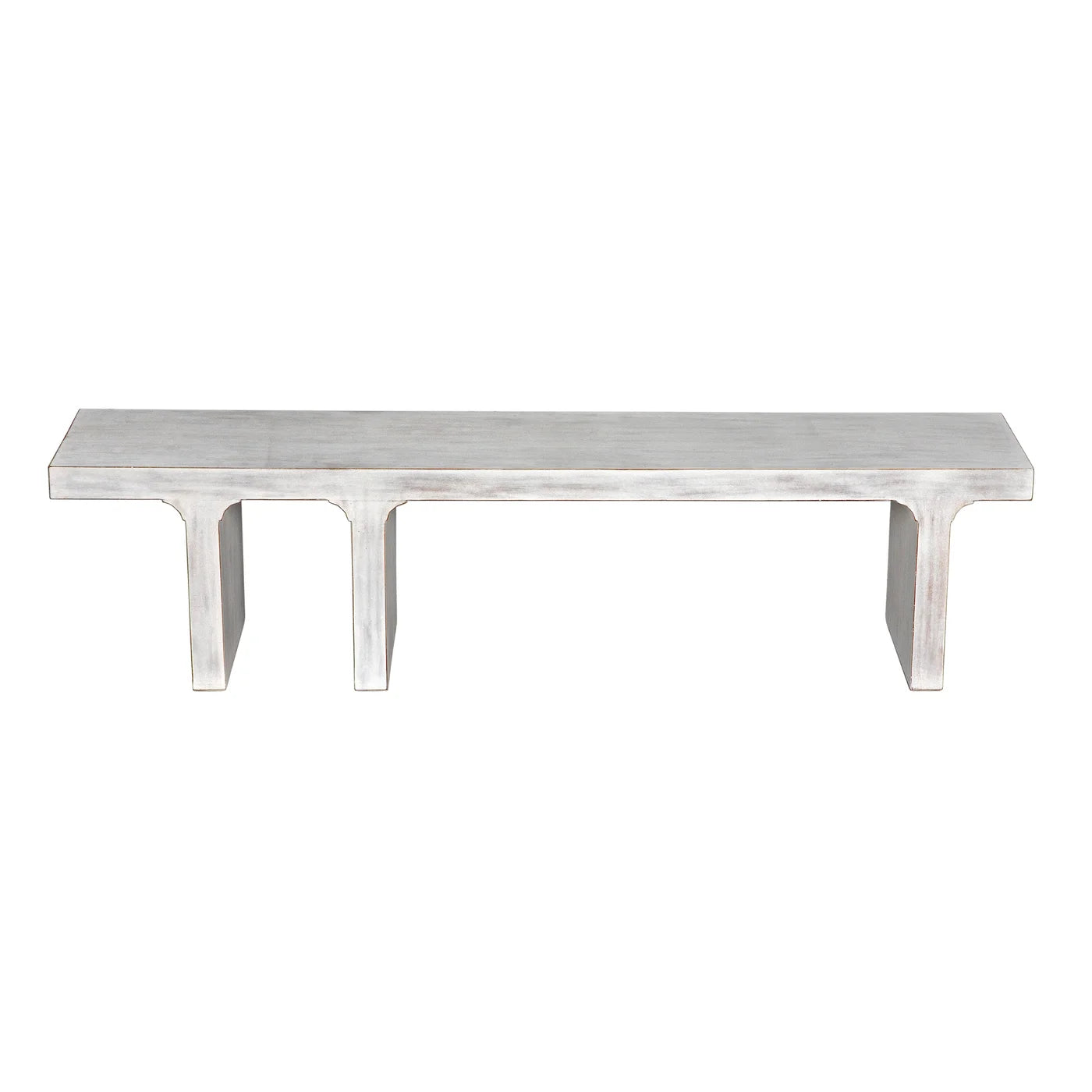 Kith Asymmetric Bench, White Wash