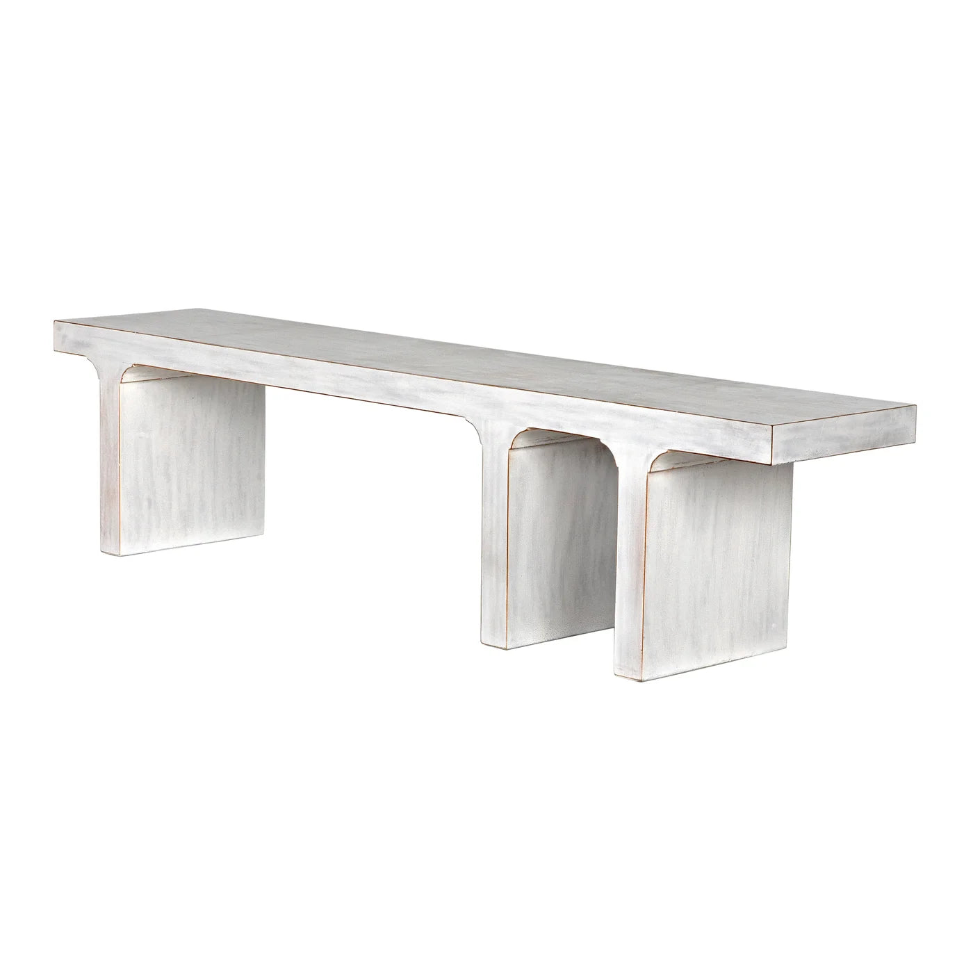 Kith Asymmetric Bench, White Wash