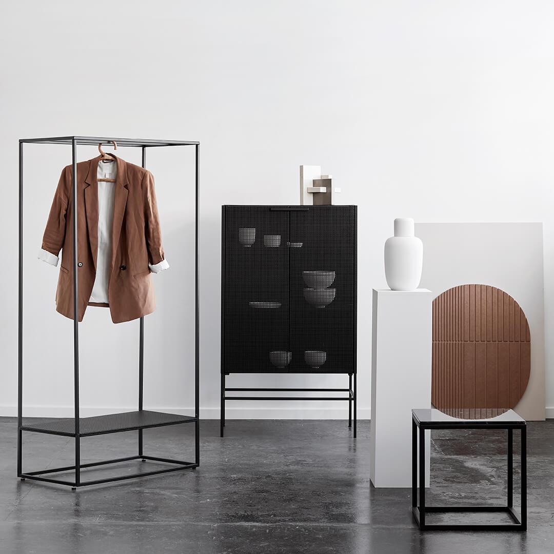 Kristina Dam Studio Grid Cabinet, Black freeshipping - Forom