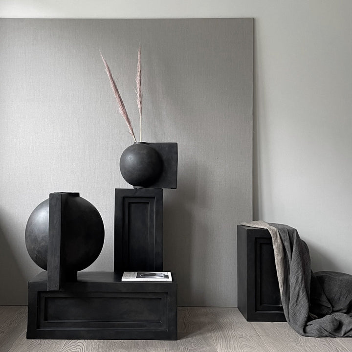 Offset Vase - Big - Coffee