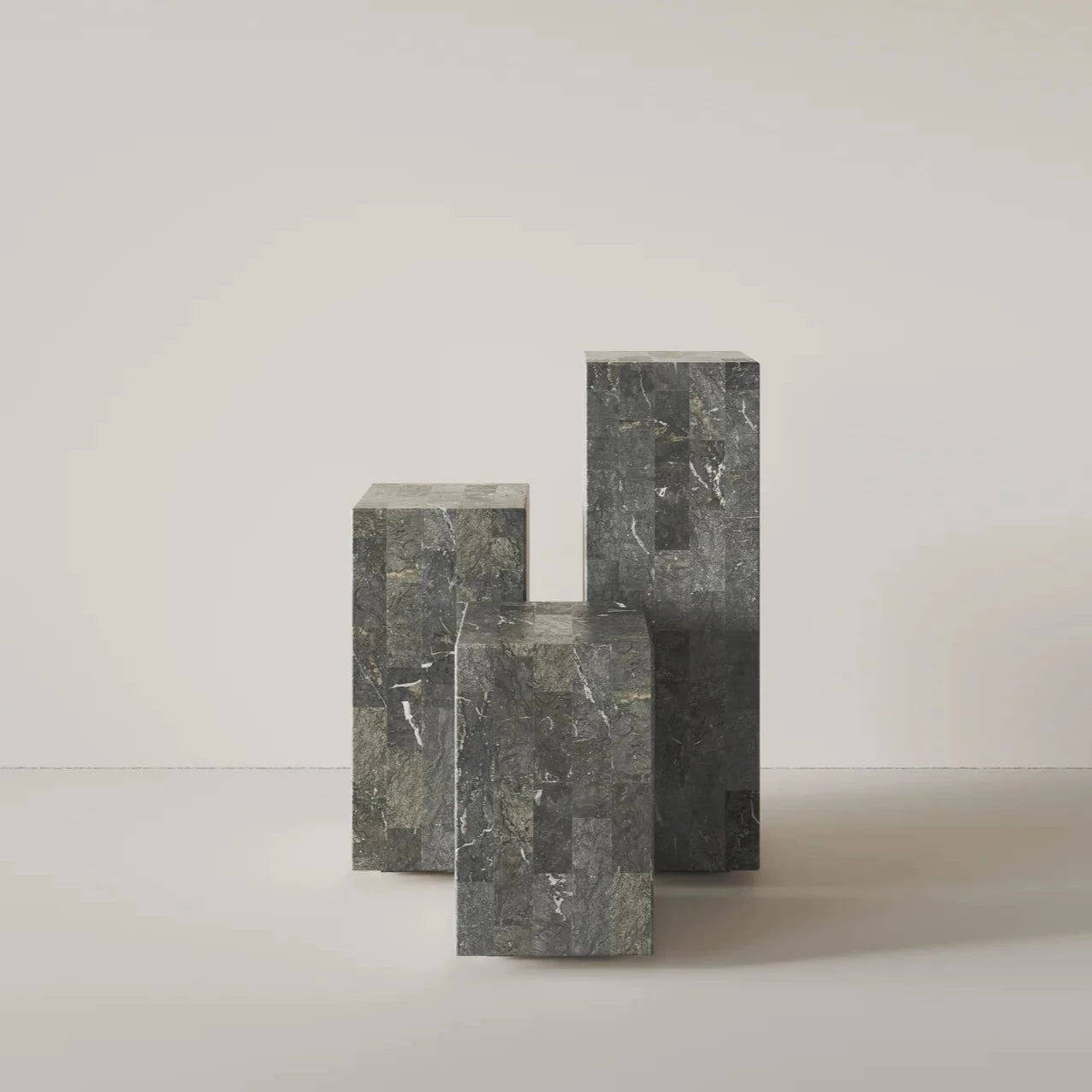 Grey Stone Plinths