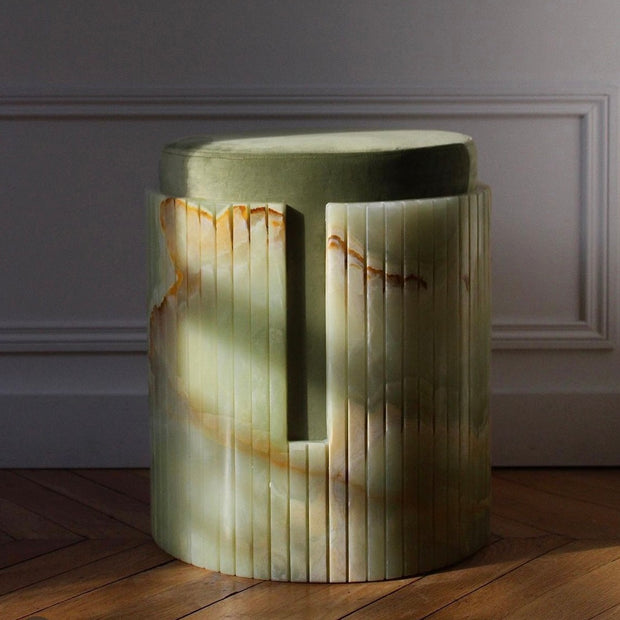 Green Onyx Dolce Stool