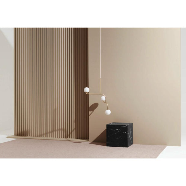 Ceiling lamp Mobil 70, brushed brass freeshipping - Forom