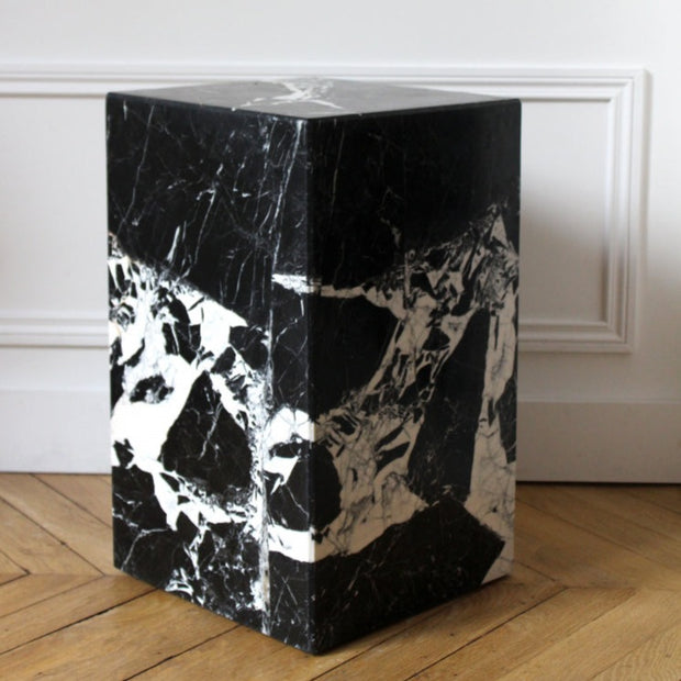 Grand Antique Marble Plinth Table