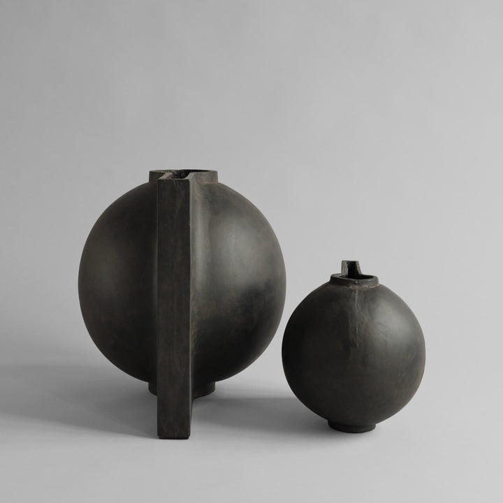 Offset Vase - Big - Coffee